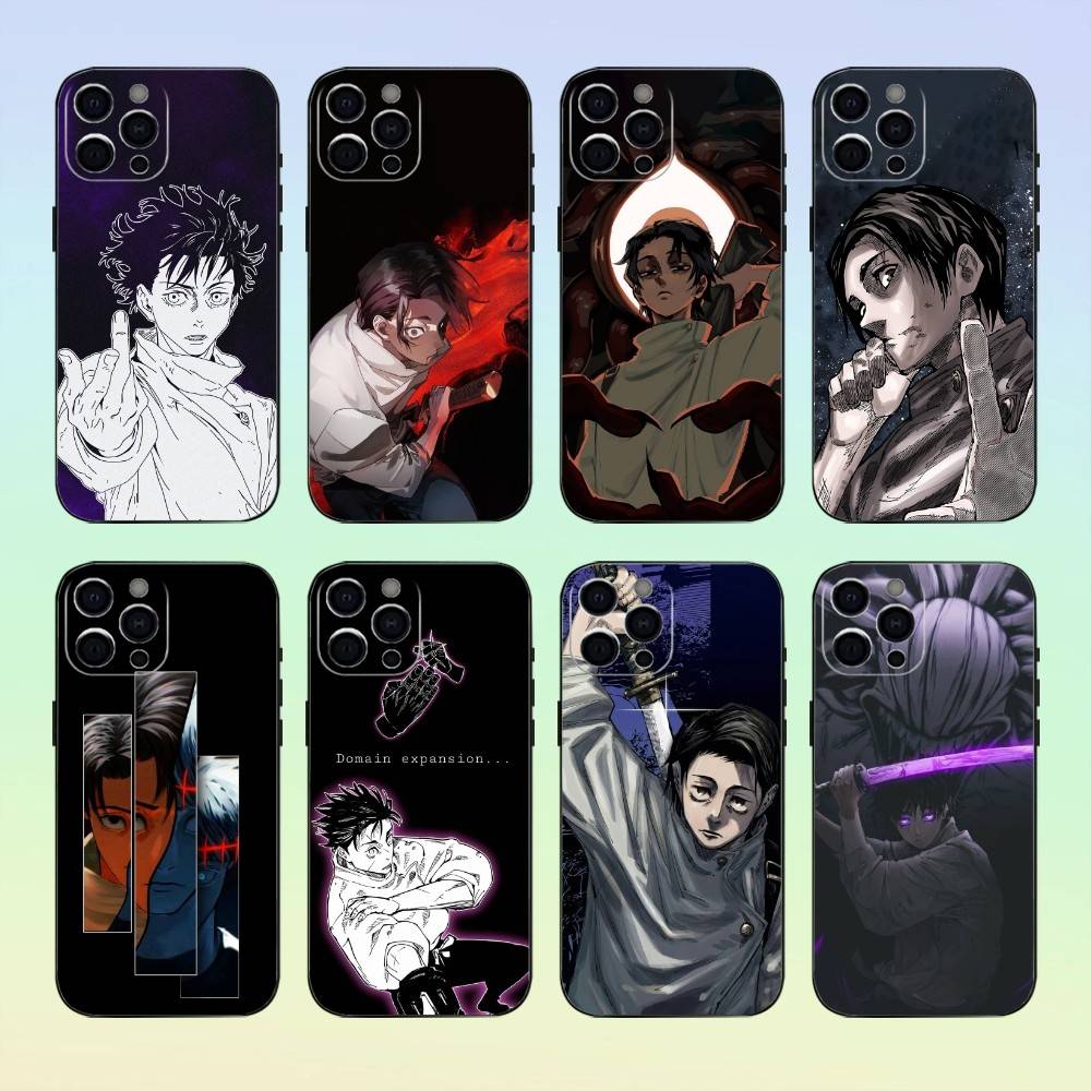Чехол для телефона Okkotsu Yuta Jujutsu K-Kaisen Для iPhone 17,16,15,14,13,12,11, Мягкий силиконовый черный чехол