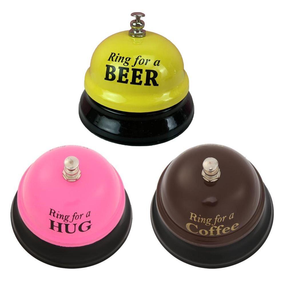 Novelty Desk Call Bell Iron Craft Dinner Reminder Bell Funny Metal Service Bell Party