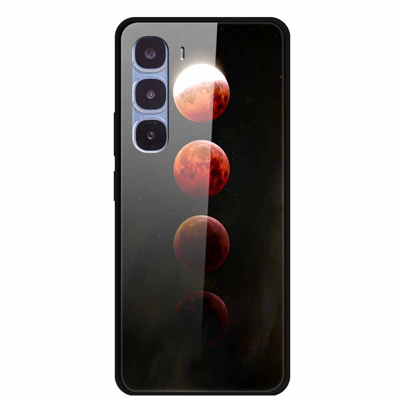 Роскошный Чехол для Infinix Hot 60 Pro X6885 Закаленное Стекло Чехол для Телефона Infinix Hot 60 Pro Модный Животный Защитный Funda