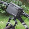 Bike Phone Holder Bag Bicycle Handlebar Bag Large Mountain Bike Storage Bag TPU Film Touch Screen