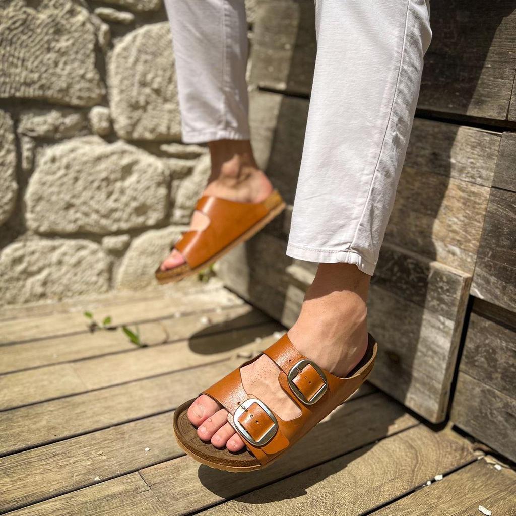 Chekich Оригинальные брендовые кожаные тапочки черного цвета, сезон 2024, высококачественные мужские тапочки TRL001