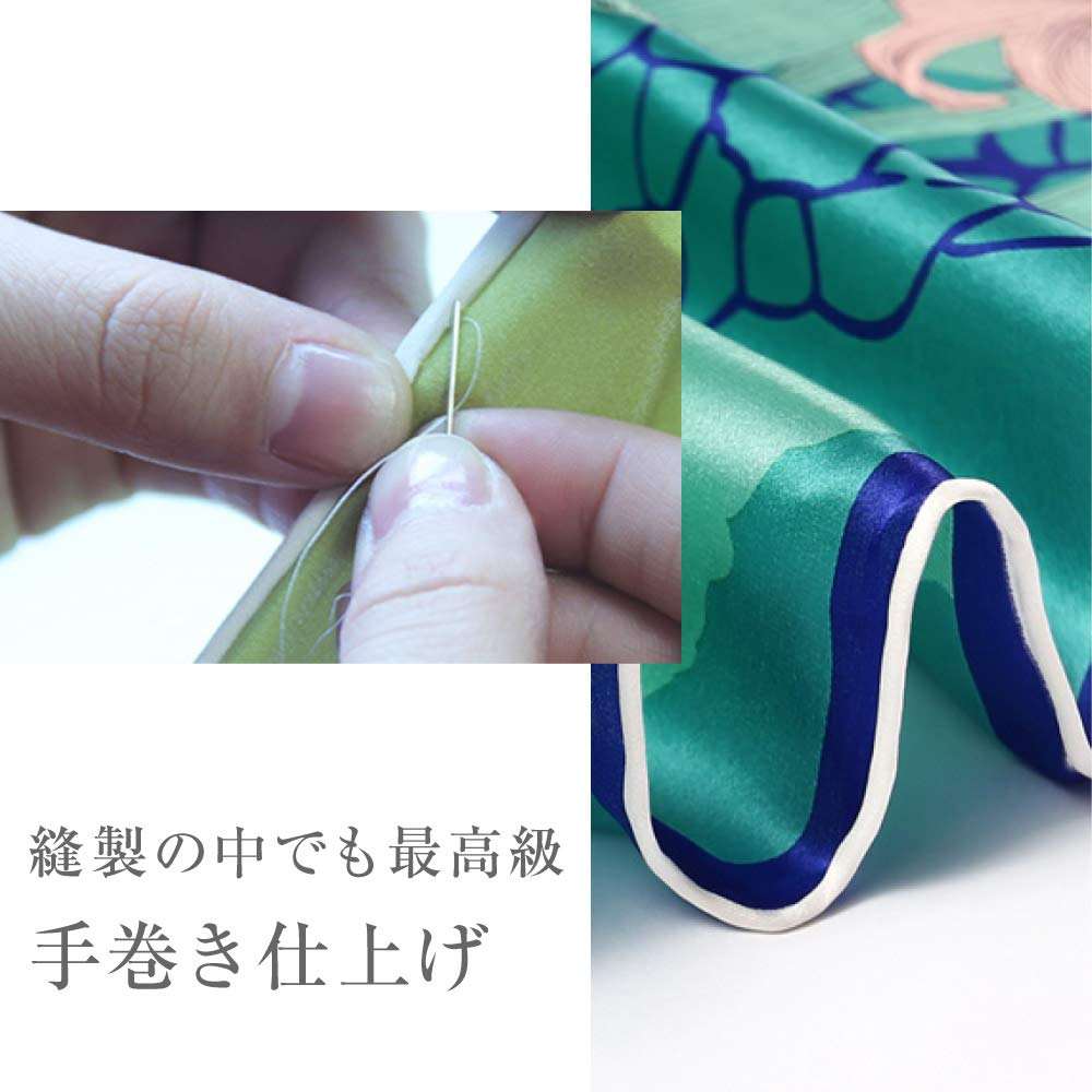 Silk Scarf Stole Printed 5A Grade Silk Silk Scarf 86 X 86 Cm Square Silk Gift Birthday Girlfriend Wife Bag Spring Summer Pink Green Purple Brand UV