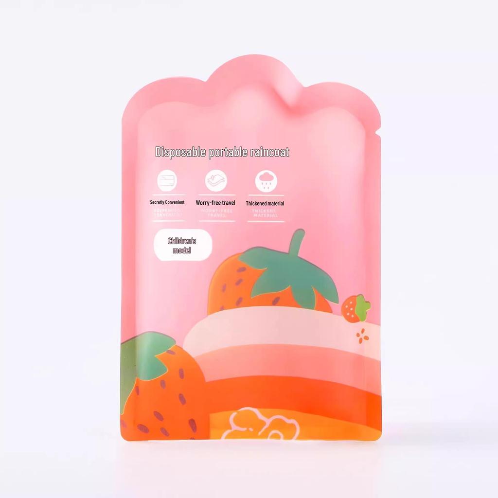 Детский и взрослый портативный водонепроницаемый пончо - Универсальный утолщенный дождевик для школы, путешествий и прогулок