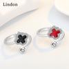 Классическое кольцо Lindon из медного сплава с цирконием, женские ювелирные изделия, свадебный подарок для вечеринки