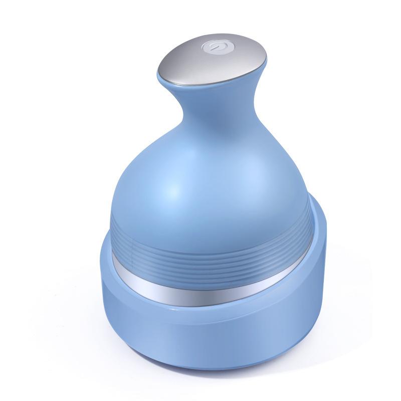 Electric Cordless Vibrator Hair Scalp Massager With Kneading 4 Massage Nodes Handheld Head Scratcher Massager Stress Relax