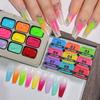 Nail Gel, Rainbow Dopamine Series, Spring Summer Fashion, High Saturation Shine, LED Nail Art, Gradient Effect, DIY Nail Design