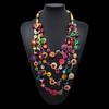 Bohemia Ethnic Necklace & Pendant Multi Layer Beads Wood Jewelry Vintage Statement Long Necklace Women Handmade Collar