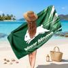 South Sydney Rabbitohs Customized Name Text Beach Towel, Soft Absorbent Towel Beach Pool Travel Personal Gift