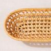 Multipurpose Rattan Basket for Fruit Storage Serving Plate Desktop Storage Tray Home and Office Organization Supplies