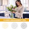 Flower Arrangement Holder Wire Flower Arranging Tool Iron Flower Insert Lid Reusable Flower Grid Arranger for Arrangemen