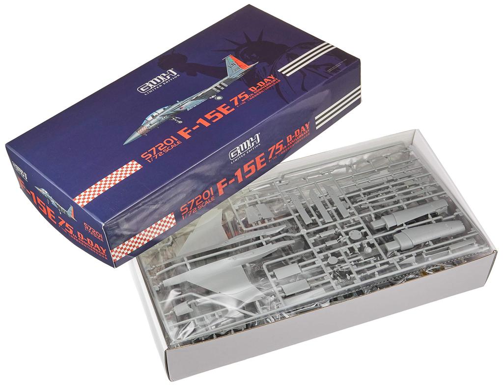 Great Wall Hobby US Air Force 75th Anniversary Paint Plastic Model S7201 1/72 F-15E D-Day