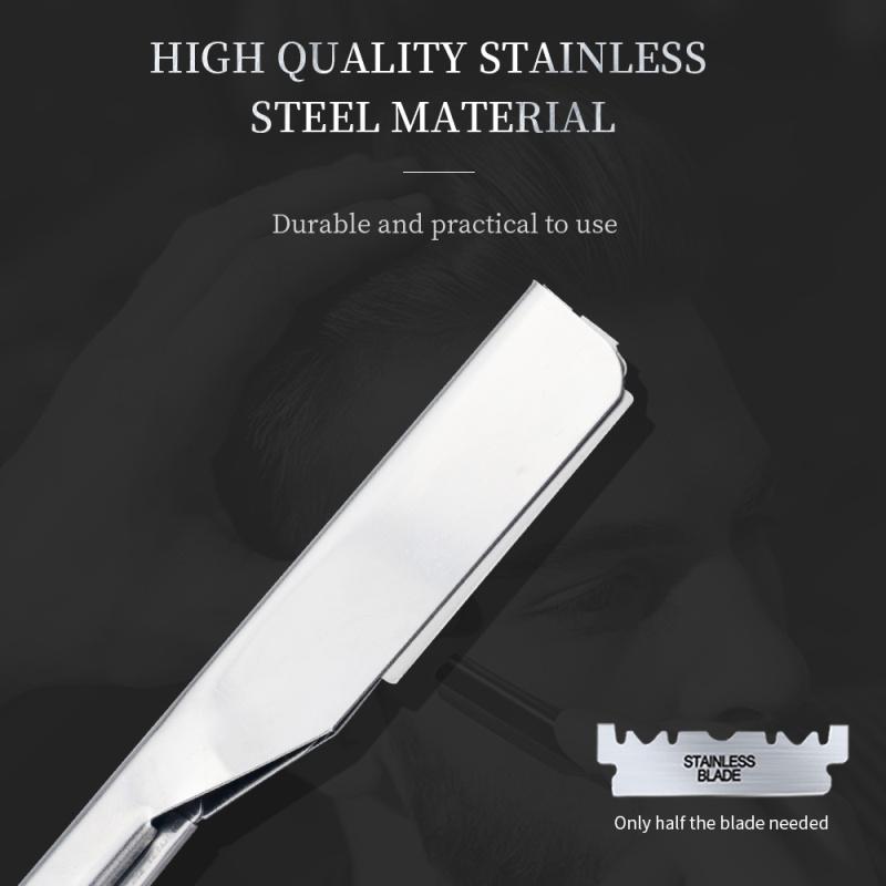 CESTOMEN Lightweight Plastic Handle Slick Out Type Man Shaving Razor Barber Hair Style Razor For Hair Cutting Removing