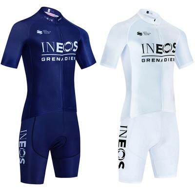Новый белый комплект для велоспорта 2025 года Команда INEOS Cycling Джерси Велосипедные шорты Мужчины Женщины Профессиональный Ropa Ciclismo Велосипед Майка Одежда Форма