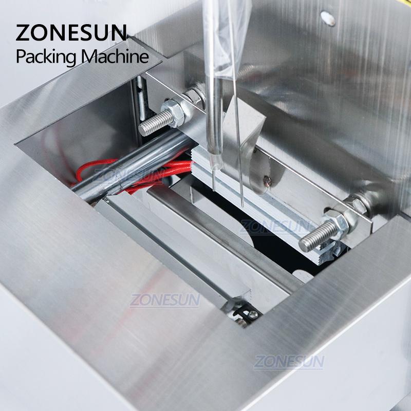 ZONESUN Filling Sealing Machine Automatic Tomato Sauce Chilli Paste Liquid Bag Forming For Food Production Packaging ZS-GFGT50