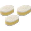 La Base Yoko Arimoto Sponge Set of 3, White X White, Made In Japan, Tsubame-Sanjo, ELM-9682