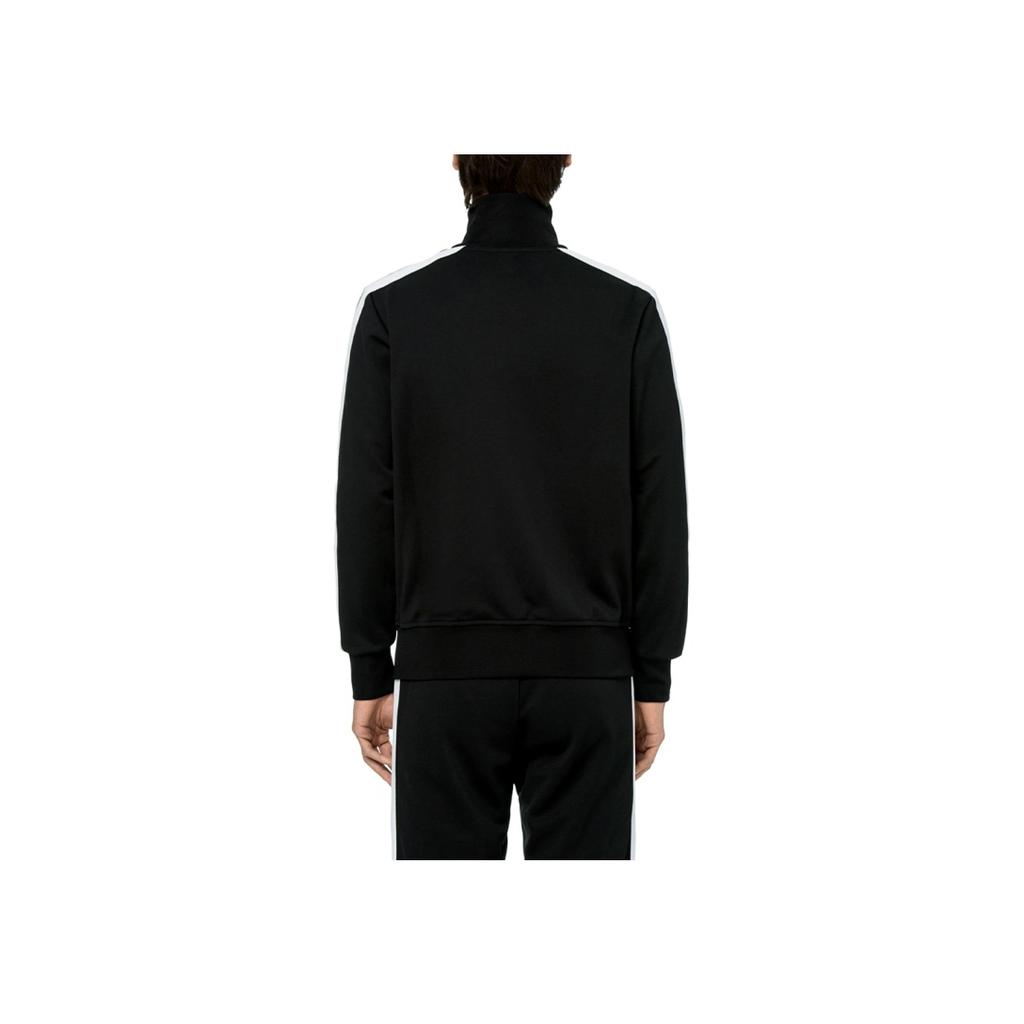 Palm Angels Classic Track Jacket Black/White Men Outerwear PMBD001R21FAB0011001