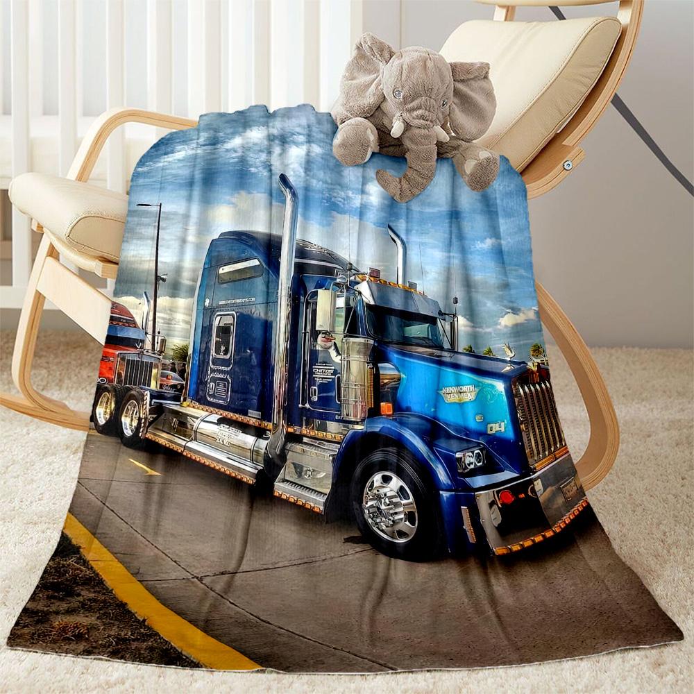 Kw Heavy Trucks Blanket Ultrasoft Suitable For Office Chair Sofa Seaside For All Occasions Digital Print Gifts For Family Or Friends