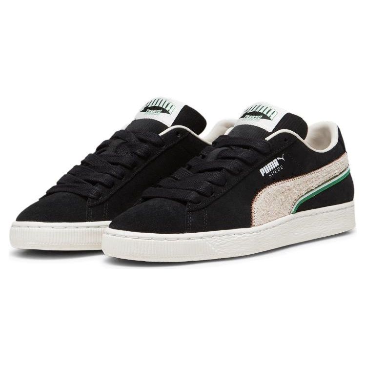 Puma Suede For The Fanbase - Black Warm White Unisex Sneakers 397266-02