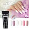 30г Прозрачный Кристальный Гель для Наращивания Ногтей - Доступны Белый и Розовый Цвета