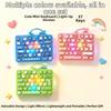 Animals Fingertip Button Keyring Cartoon Keyboard Clicker Keychain  Office Use