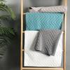 3D Cotton Bathroom Mat Jacquard Feet Towel Yoga Mat Wave Stripe Floor Towel  SPA