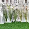 Plastic Artificial Pampas Bouquet Large Fake Plants Flower Arrangement Silk Onion Grass  Wedding