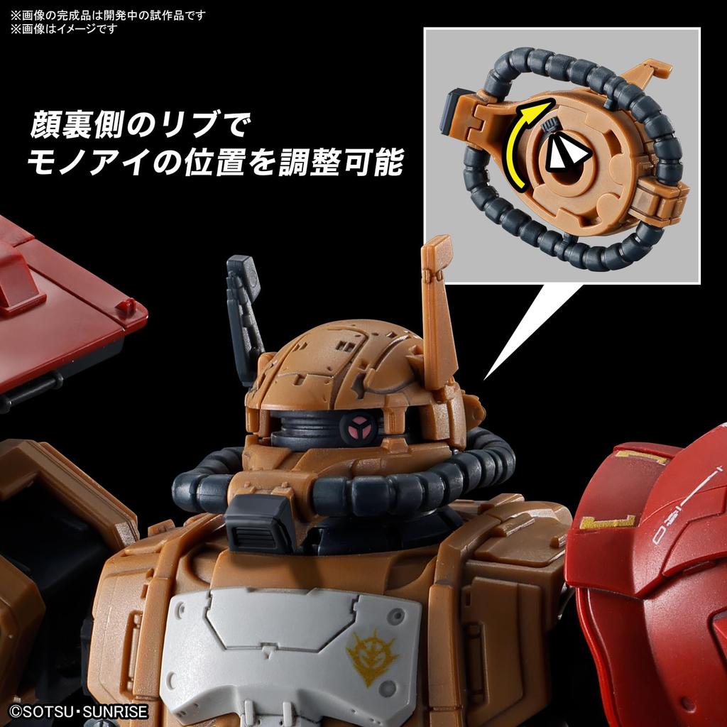 BANDAI SPIRITS HG Mobile Suit Gundam Requiem of Revenge Zaku II Type F Solari Custom of Scale Plastic Model Kit (Requiem Revenge) 1/144 Pre-Colored