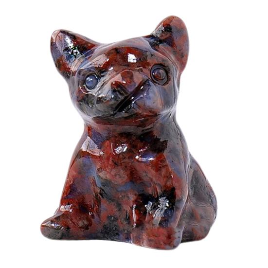 Статуя французского бульдога, очаровательный дизайн, гладкая поверхность, искусственные кристаллы розового кварца, целебные камни, статуя собаки, секс-одежда для взрослых