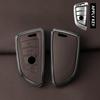 Zinc Alloy Leather Car Key Case For Bmw X1 X3 X5 X6 X7 1 3 5 6 7 Series G20 G30 G11 F15 F16 G01 G02 F48 Protective Accessories