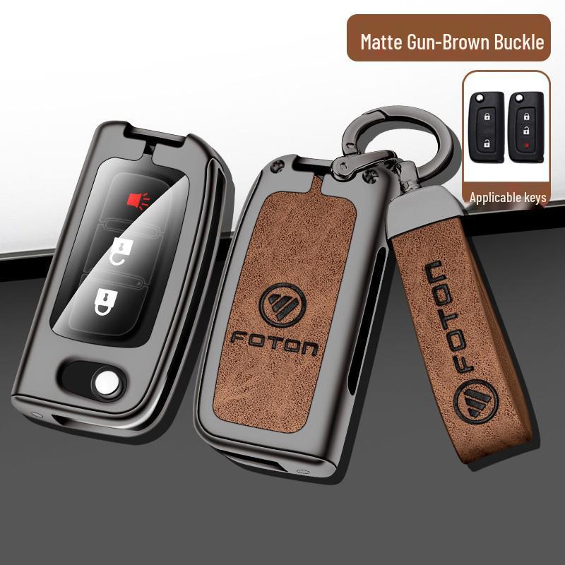 Foton Key Shell & Buckle Metal Car Zipper Bag Set