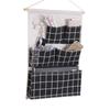 5 Pockets Hanging Organizers Waterproof Hanging Storage Bag Wall Mounted Closet Organizer Bear Canvas Sundries Bags Home Decor