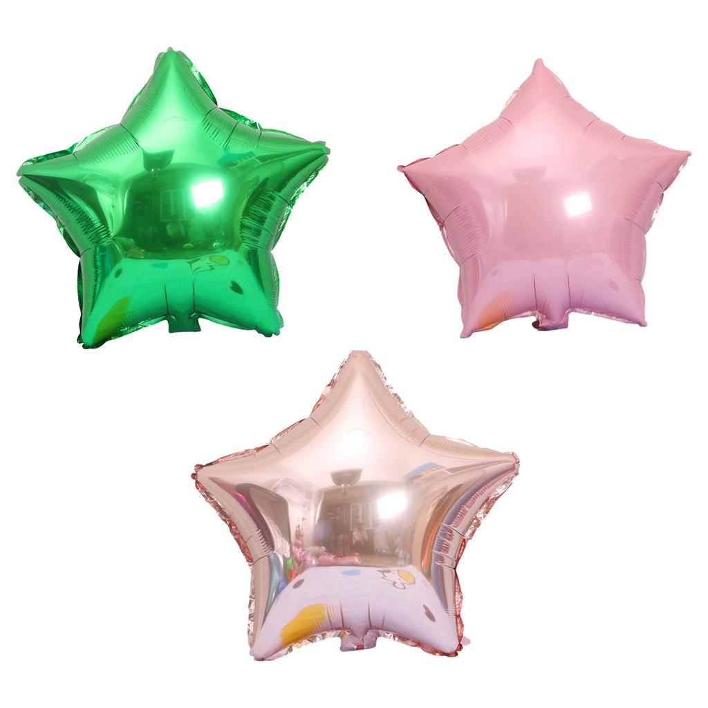 1 шт. Набор 18 дюймов Красные алюминиевые фольгированные шары в форме звезд для вечеринки по случаю дня рождения Фольгированные шары в форме звезд Фольгированные шары в форме звезд