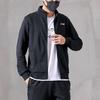Li Ning Logo Casual Sports Solid Color Zip Jacket Men Jackets Black AWDPA03-2