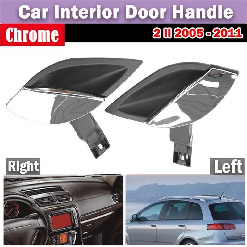 Chrome Interior Door Handle Left/Right Side Front Rear 71745049 For Fiat Cerokee Croma 2 II 2005-2011 Car Accessories