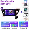 2 Din Android 12 автомобильное радио для Toyota Corolla Ralink 2013-2016 мультимедийный видеоплеер GPS 4G Carplay авто стерео DVD головное устройство