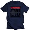 Новая мужская футболка из 100% хлопка в стиле Visual Street Wear Футболка Visual Street Wear Пустой винтажный летний топ, подходящий для мужских футболок