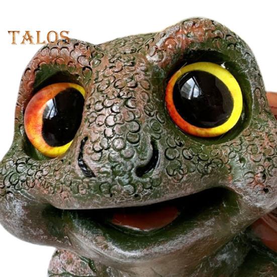 Статуя черепахи, садовая мини-фигурка, водонепроницаемая, устойчивая к ультрафиолетовому излучению, миниатюрный размер, очаровательная статуя животного в форме черепахи, украшение для двора