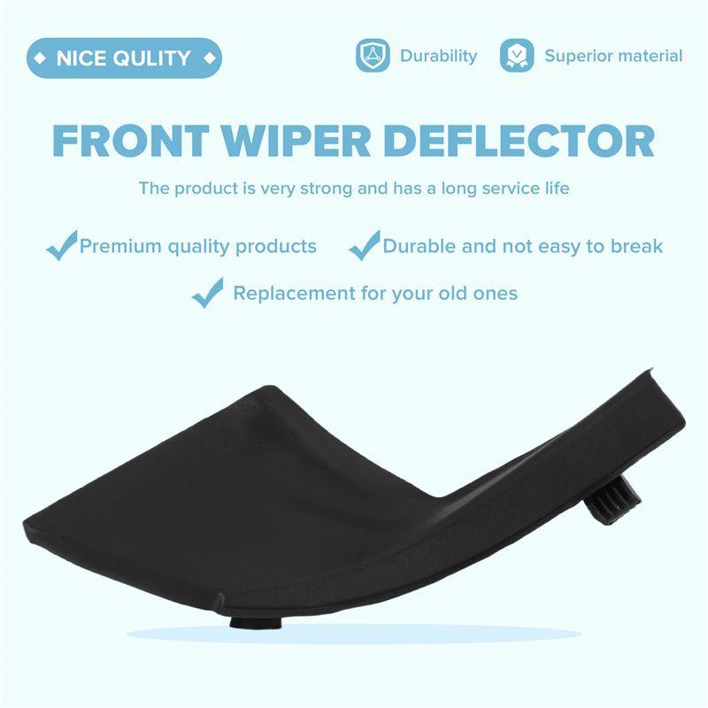 Durable-Car Front Fender Cowl Trim Seal Cover Windshield Glass Seal Panel For Toyota Prado 150 LC150 2010-2017