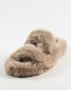 Шлепанцы с мехом Prima d'Arte 3000 36 Капучино