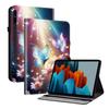 Чехол из искусственной кожи для планшета Samsung Galaxy Tab S7+ (12,4 дюйма)-11 стилей! Прочный, с 2 слотами для подставки, держателем для карандашей и слотами для карт, гибкая задняя крышка из ТПУ