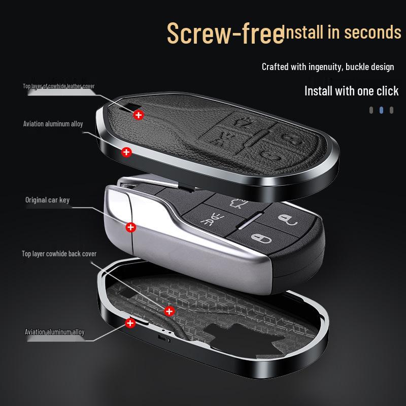 Maserati Levante/Ghibli Premium Key Cover Shell