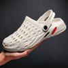 Summer Hole Shoes Men's Non-slip and Wear-resistant Soft-soled Bag Head Sandals Wear Thick-soled Beach Men's Slippers