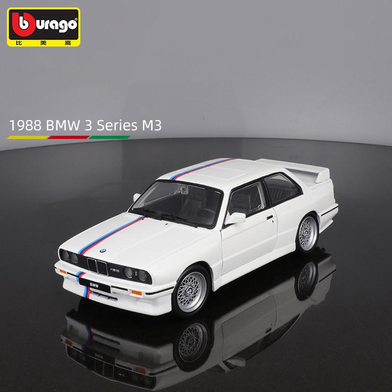 Ббураго 1:24 BMW M3 E30 1988 Литой Автомобиль из Сплава и Игрушечные Транспортные Средства Модель Автомобиля Масштабная Модель Автомобиля Для Детей