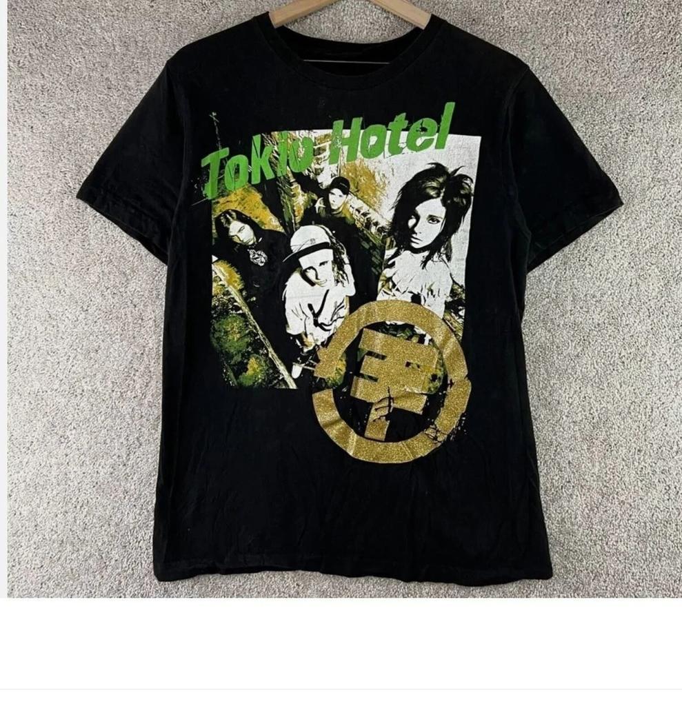 Хлопковая Унисекс Футболка с Альбомом Группы Tokio Hotel S-5XL