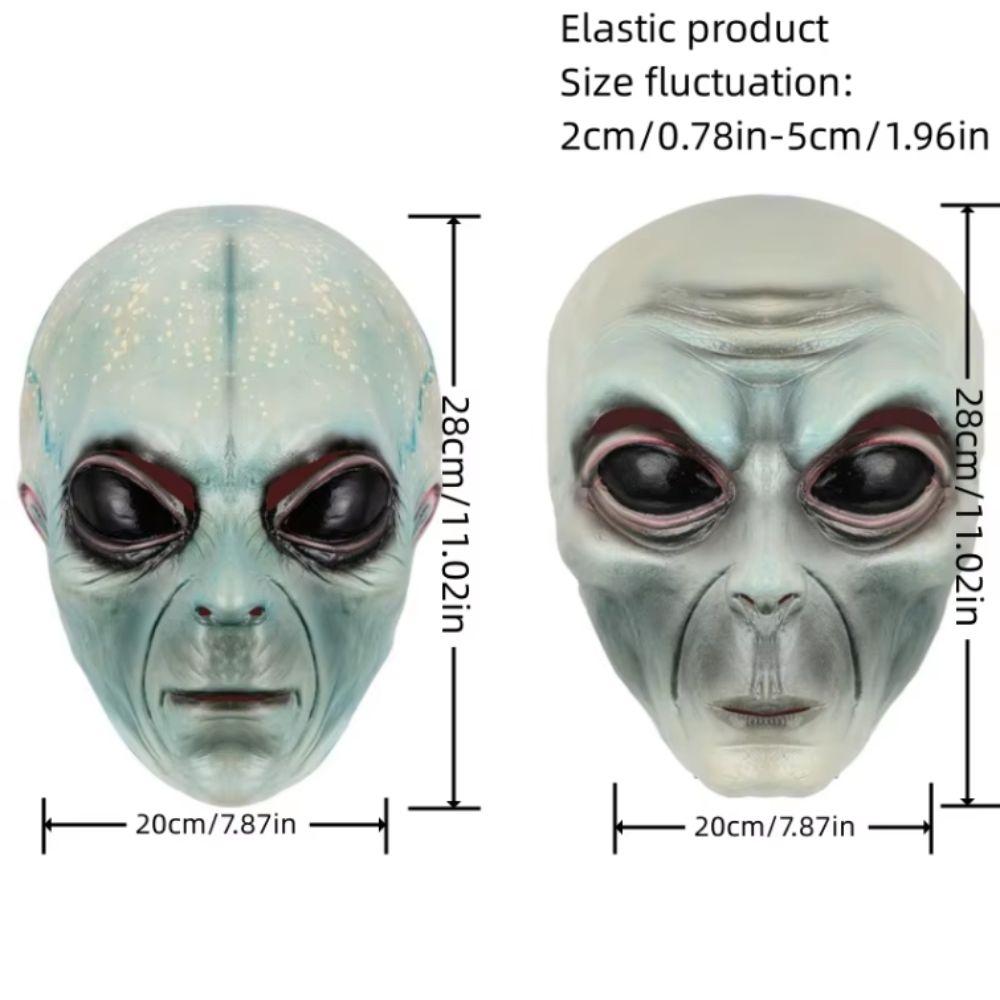 Full Head Mask Alien Mask Green Alien Mask Aliens Masks Fun Halloween Mask Carnival Dress Up