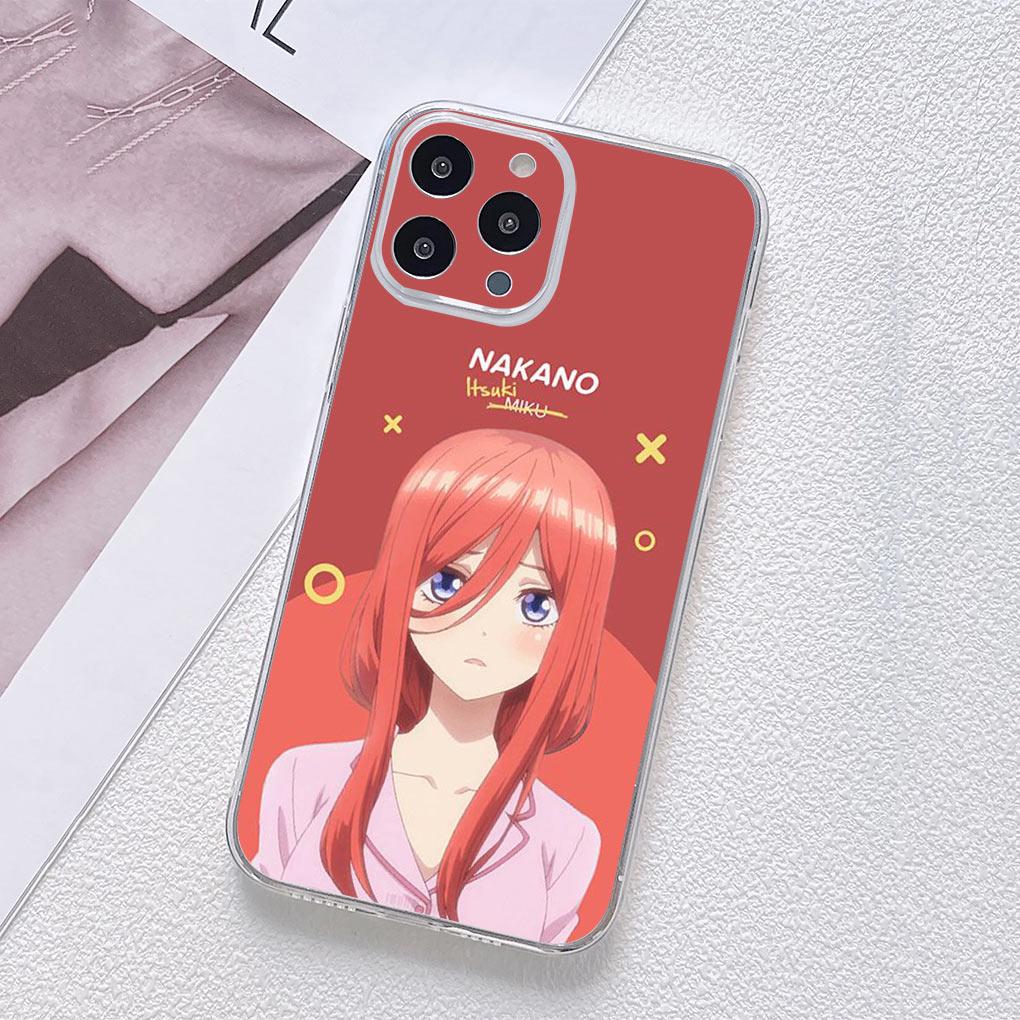 Nakano Ichika Miku Itsuki Nino Yotsuba Cover for Motorola Moto G13 G14 G53 G54 G62 G72 G82 G84 E13 E20 G42 G32 G23 G22 Case