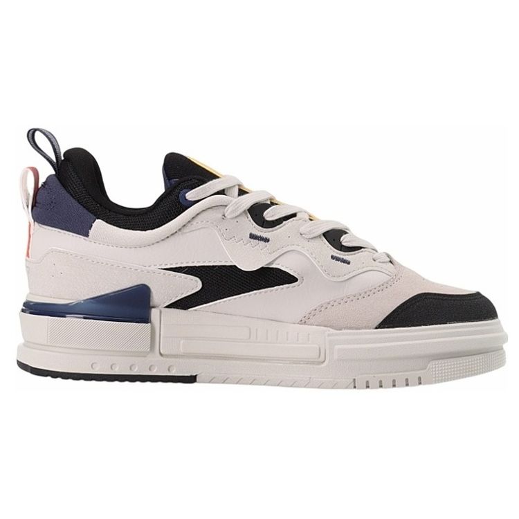 ANTA Aoxing Men Casual Sports Skate Shoes Ivory White Black Blue Orange 912138060-4