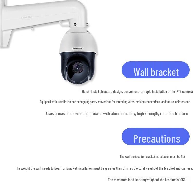 Hikvision Dome Camera Mounting Brackets CN plug (adapter included)