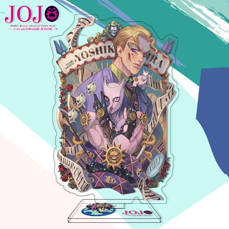 Высококачественный Акриловый Стенд Персонажа из Аниме JOJO's Bizarre Adventure Золотой Ветер Фигурка-Дисплей Дропшиппинг Аниме Мерч