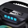 Переносной беспроводной Bluetooth-динамик с басовым стереодинамиком, сабвуфером, дискотечным светом, светодиодной вспышкой, FM-радио, беспроводной динамик для улицы